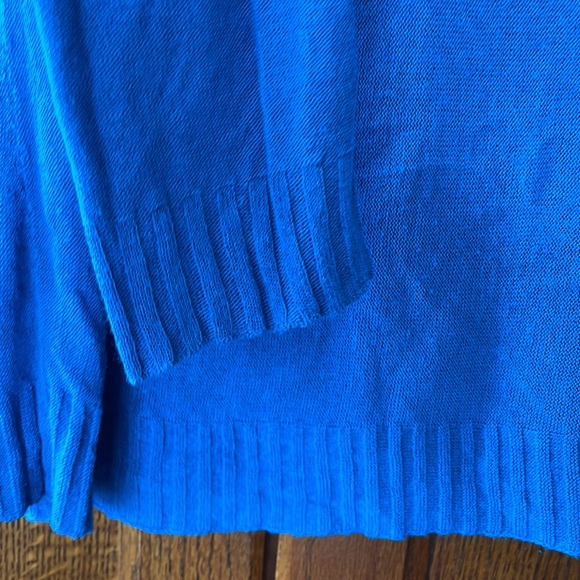 EMPORIO ARMANI Knit woman’s Wool Blue Sweater /TAGS included! Size Small (IT 42) - Picture 3 of 16